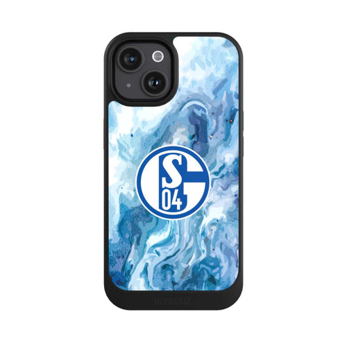 Apple iPhone 15 NIVOcore Schalke 04 Flüssig Blau