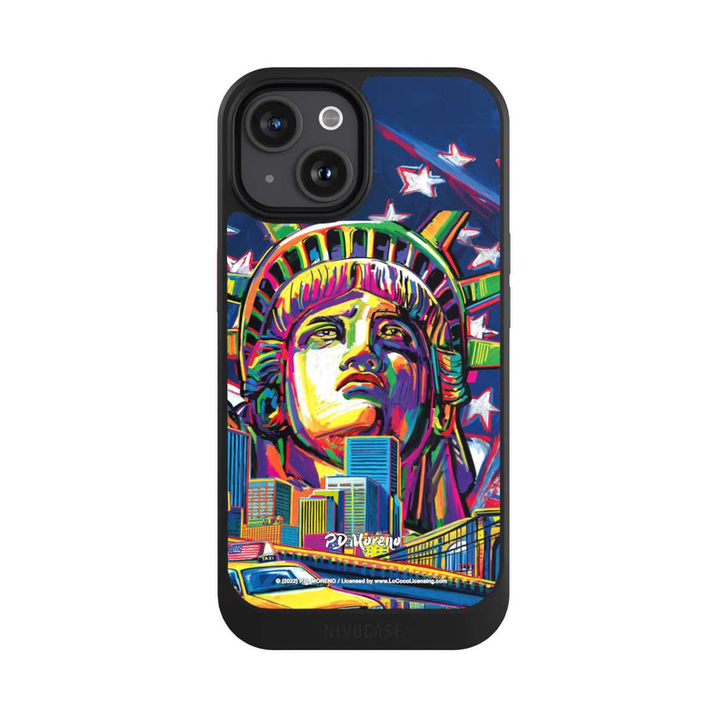 iPhone 15 NIVOcore NY City Art By P.D. Moreno