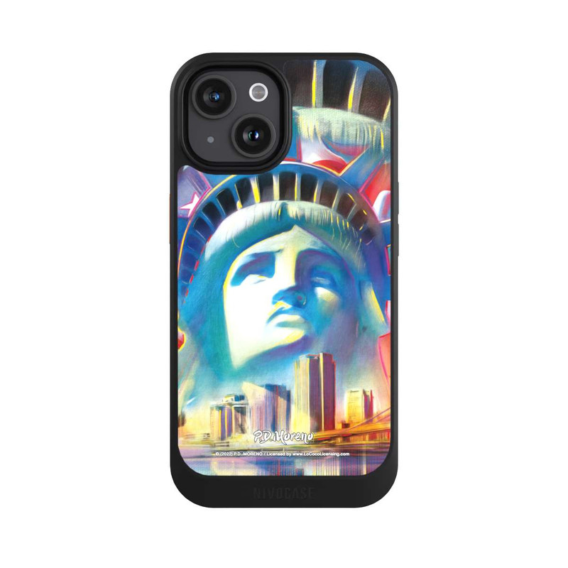 iPhone 15 NIVOcore New York Liberty Art By P.D. Moreno