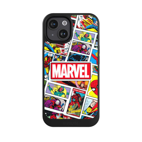 Apple iPhone 15 NIVOcore Marvel Comic Pattern