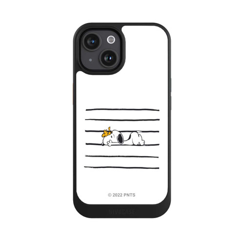 Apple iPhone 15 NIVOcore Snoopy &amp; Woodstock Lignes