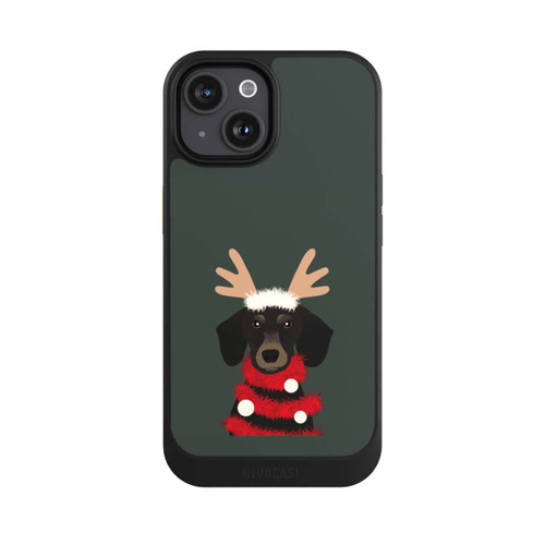 Apple iPhone 15 NIVOcore weihnachtlicher Dackel