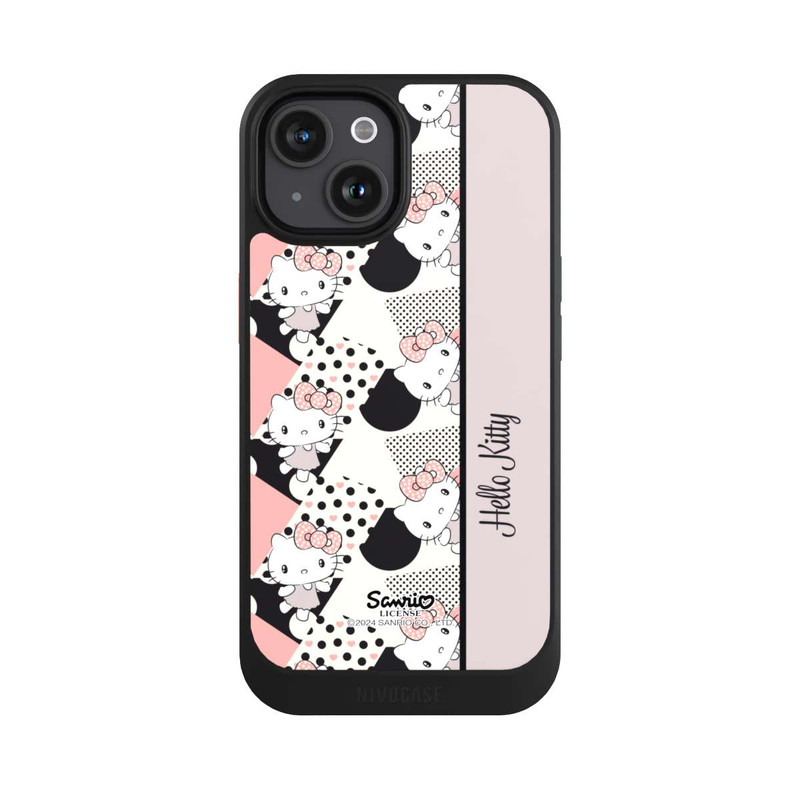 iPhone 15 NIVOcore Hello Kitty elegantes Muster