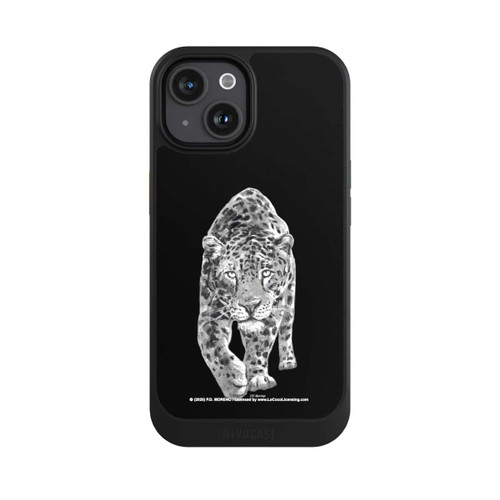 Apple iPhone 15 NIVOcore Leopard Schwarz