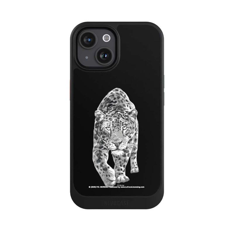 iPhone 15 NIVOcore Leopard Schwarz