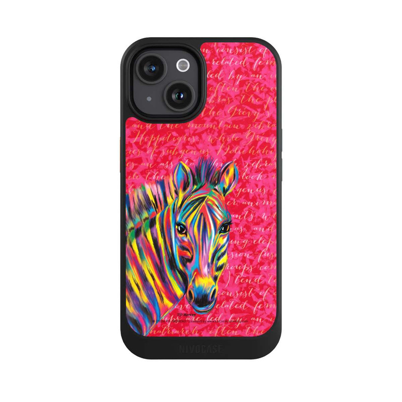 iPhone 15 NIVOcore Zebra bunt