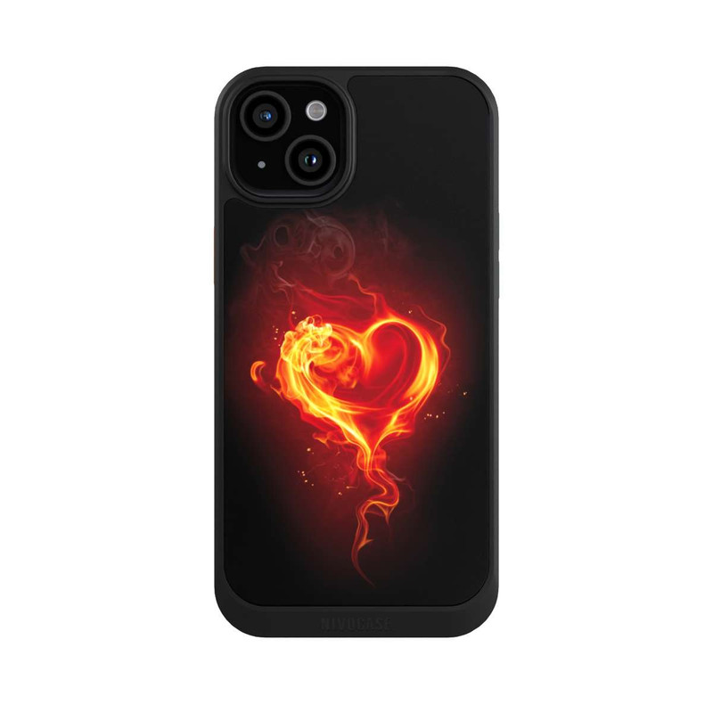 iPhone 15 Plus NIVOcore Flammenherz