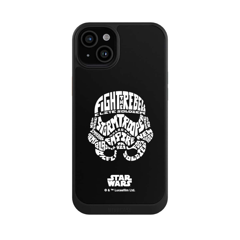 iPhone 15 Plus NIVOcore Storm Trooper Typo Graphique