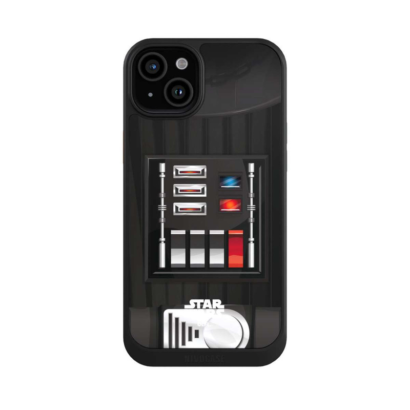 iPhone 15 Plus NIVOcore Darth Vader Nahaufnahme