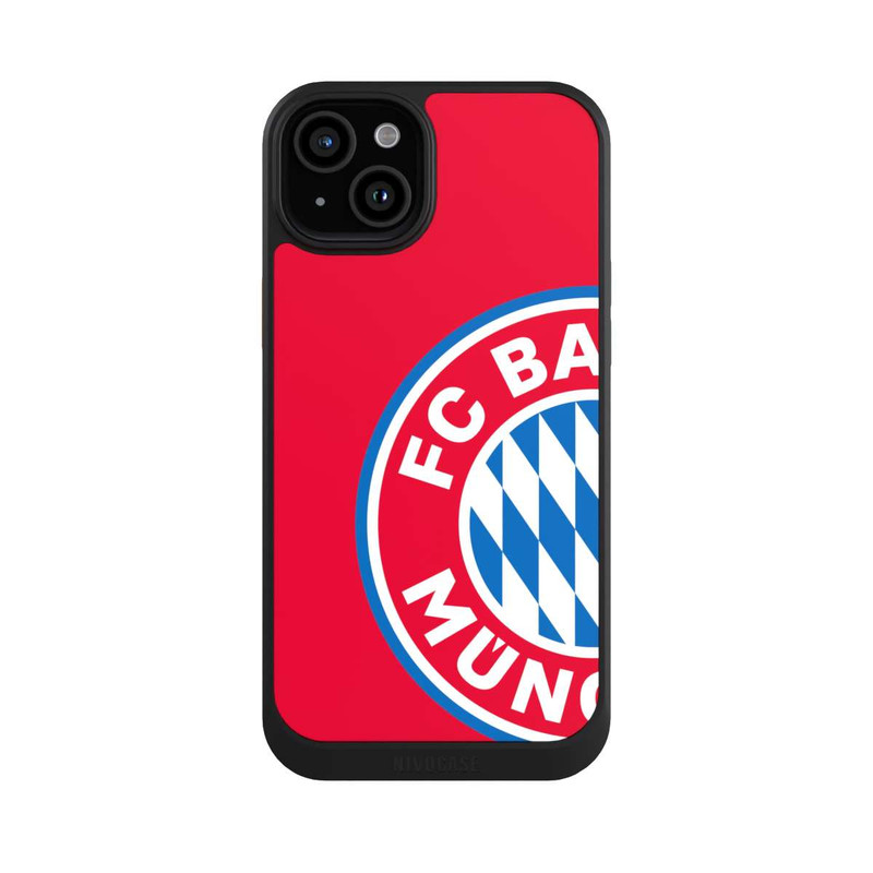 iPhone 15 Plus NIVOcore Großes FCB Logo Rot