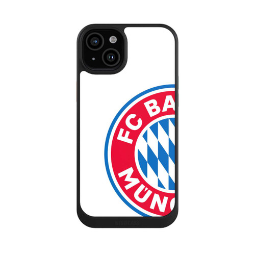 Apple iPhone 15 Plus NIVOcore Großes FCB Logo Weiß