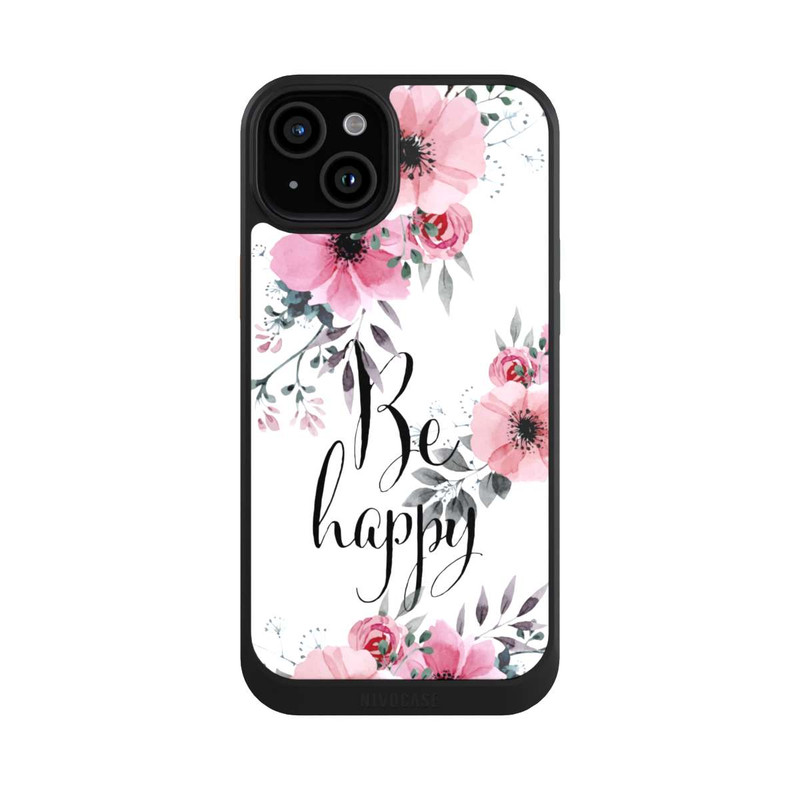 iPhone 15 Plus NIVOcore Be Happy Fleurs