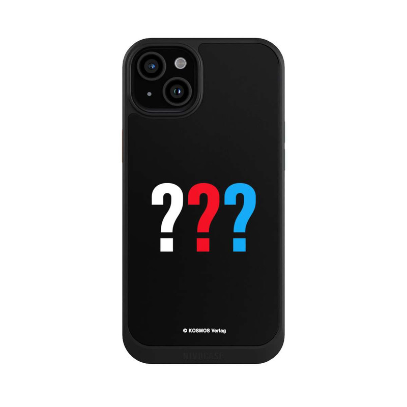 iPhone 15 Plus NIVOcore Drei Fragezeichen Logo