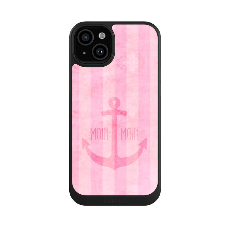 iPhone 15 Plus NIVOcore Moin Moin Stripes Pink
