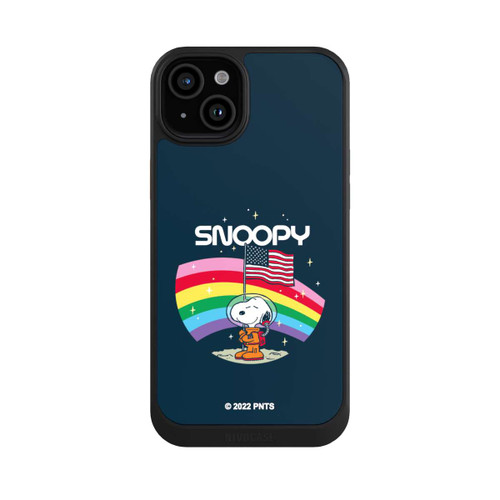 Apple iPhone 15 Plus NIVOcore Snoopy Space Traveller Rainbow