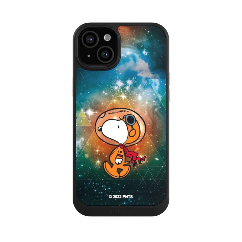 iPhone 15 Plus NIVOcore Snoopy Space Traveller Green