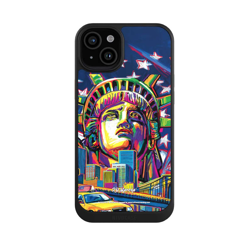 iPhone 15 Plus NIVOcore NY City Art By P.D. Moreno