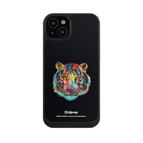 Apple iPhone 15 Plus NIVOcore Tiger Art By P.D. Moreno