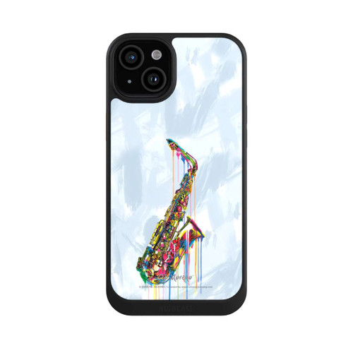 Apple iPhone 15 Plus NIVOcore Saxophone Art By P.D. Moreno