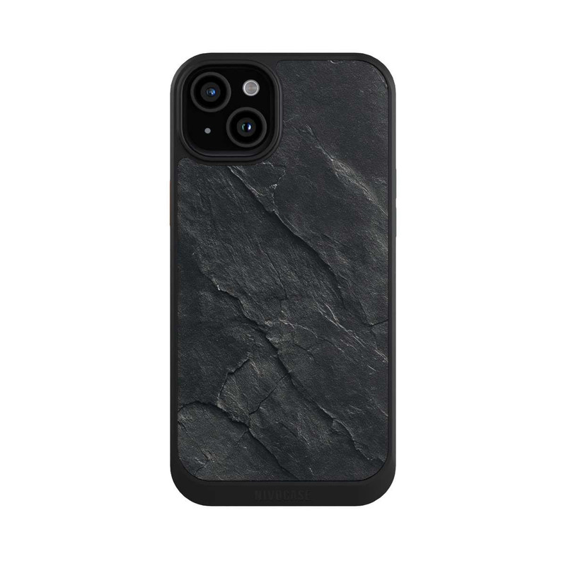 iPhone 15 Plus NIVOcore Dark Grey Slate Look
