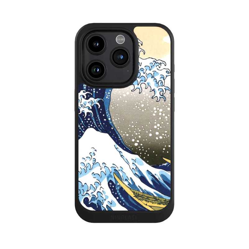 iPhone 15 Pro NIVOcore La Grande Vague de Kanagawa