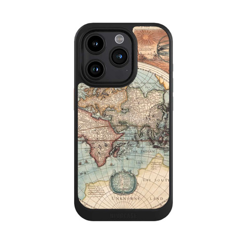 Apple iPhone 15 Pro NIVOcore Vintage Weltkarte