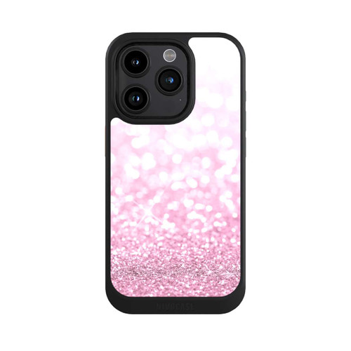 Apple iPhone 15 Pro NIVOcore Pluie de paillettes roses look
