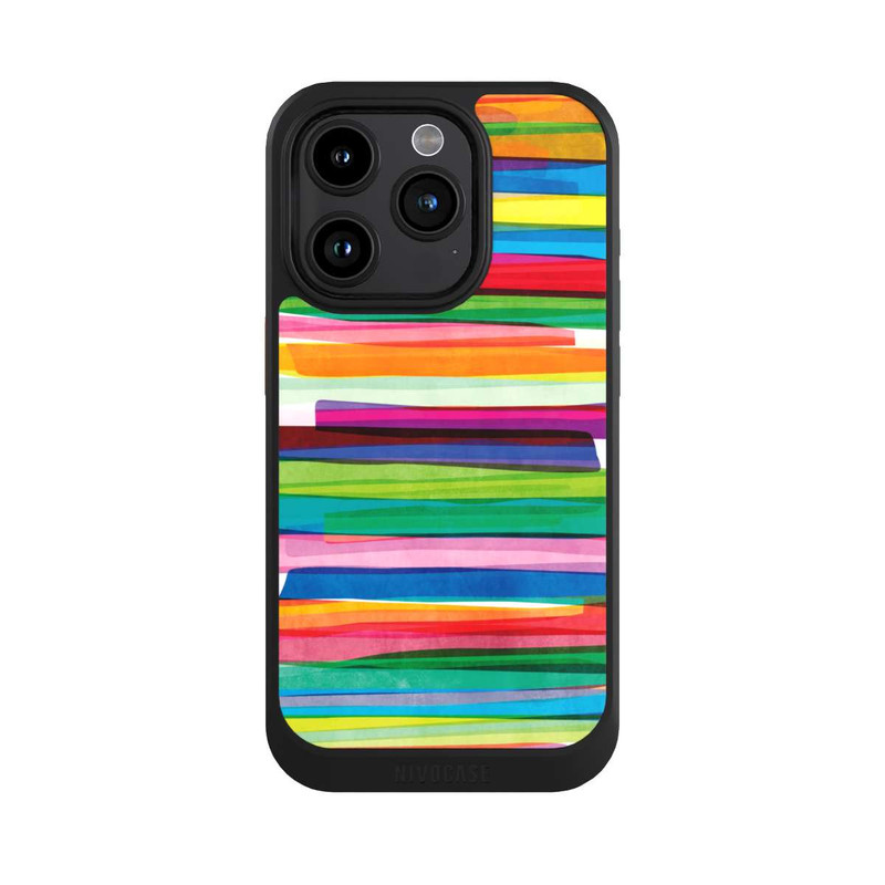 iPhone 15 Pro NIVOcore Bunte Streifen1