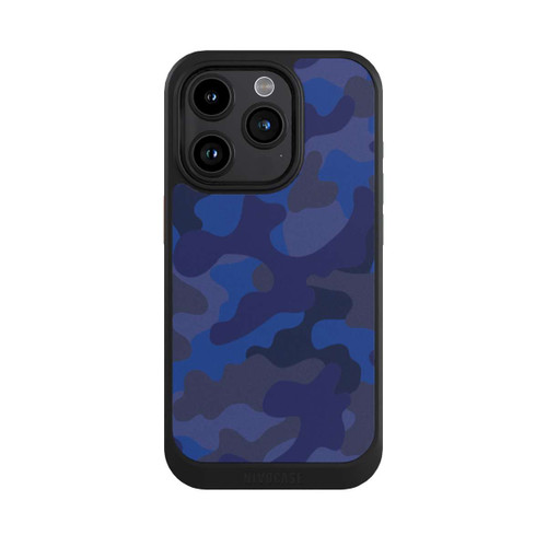 Apple iPhone 15 Pro NIVOcore Camouflage bleu marine