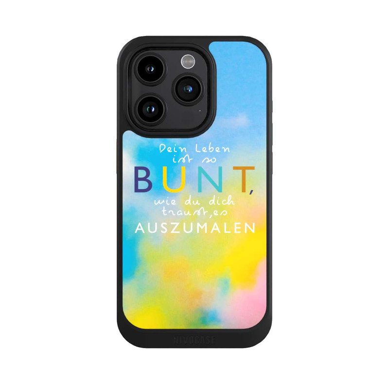 iPhone 15 Pro NIVOcore Das Leben ist Bunt