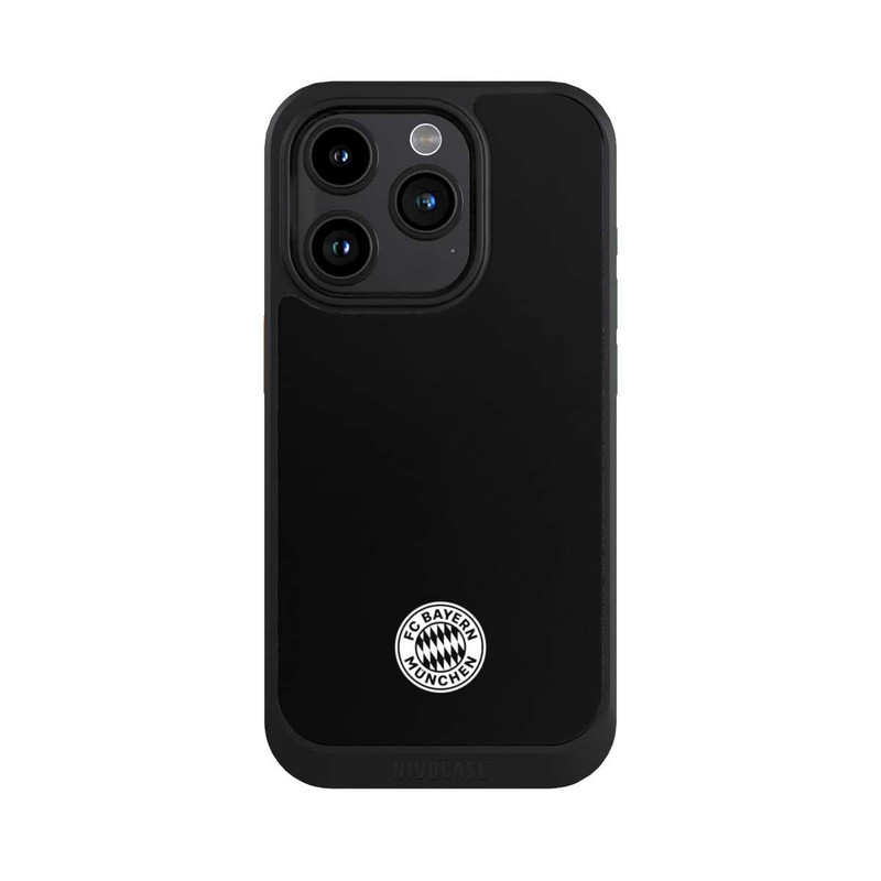 iPhone 15 Pro NIVOcore Classic FCB Logo - white on black