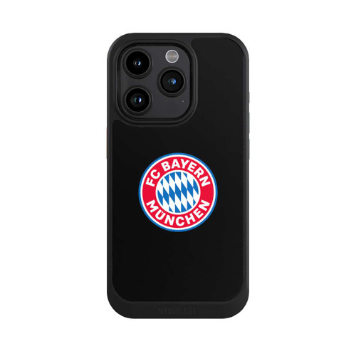 Apple iPhone 15 Pro NIVOcore FCB Logo auf Schwarz