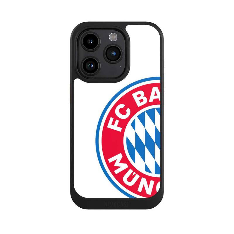 iPhone 15 Pro NIVOcore Big FCB Logo white