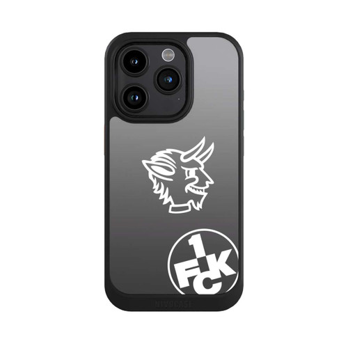 Apple iPhone 15 Pro NIVOcore Teufelskopf FCK auf Schwarz