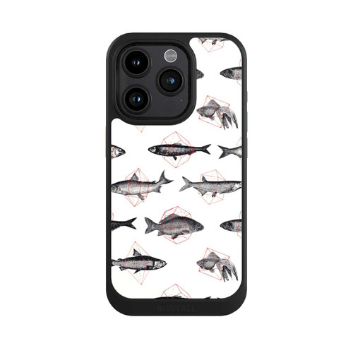 Apple iPhone 15 Pro NIVOcore Fische in Geometrie