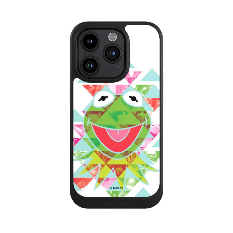 iPhone 15 Pro NIVOcore Kermit Dreiecke Weiß