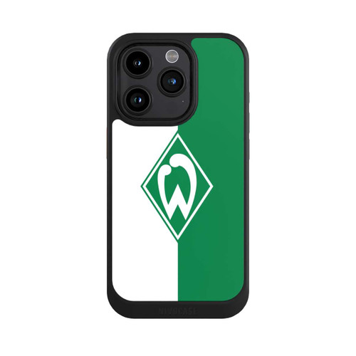 Apple iPhone 15 Pro NIVOcore Weiß-Grün - Werder Bremen