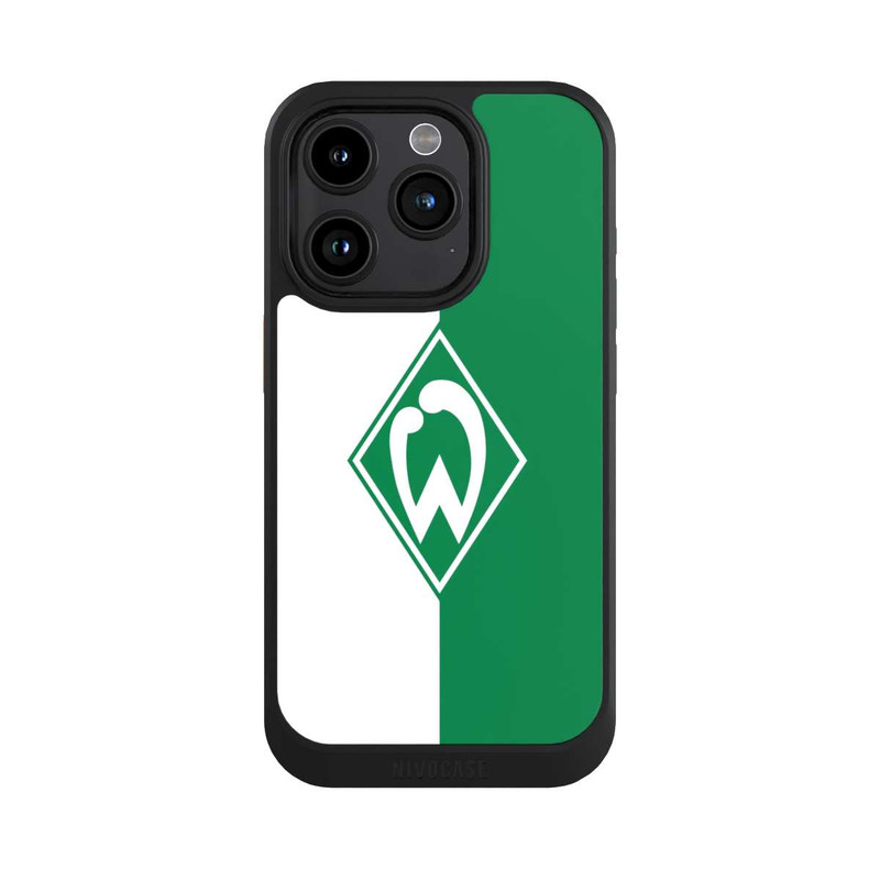 iPhone 15 Pro NIVOcore Weiß-Grün - Werder Bremen