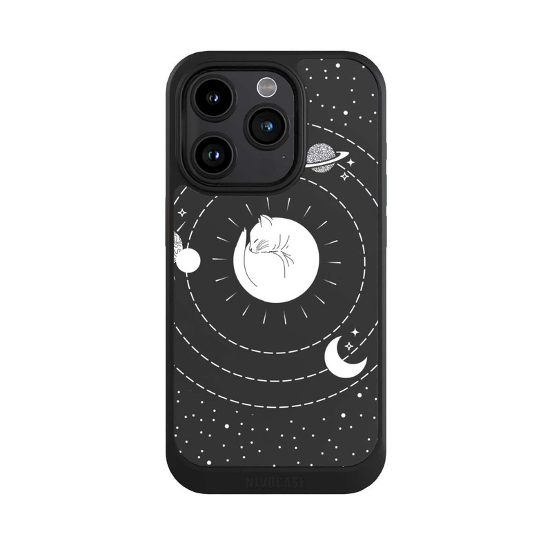 iPhone 15 Pro NIVOcore Katze und Mond