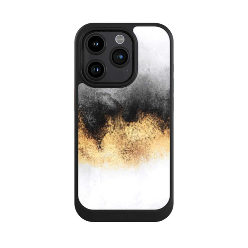 Apple iPhone 15 Pro NIVOcore Grauer Himmelstaub Golddruck