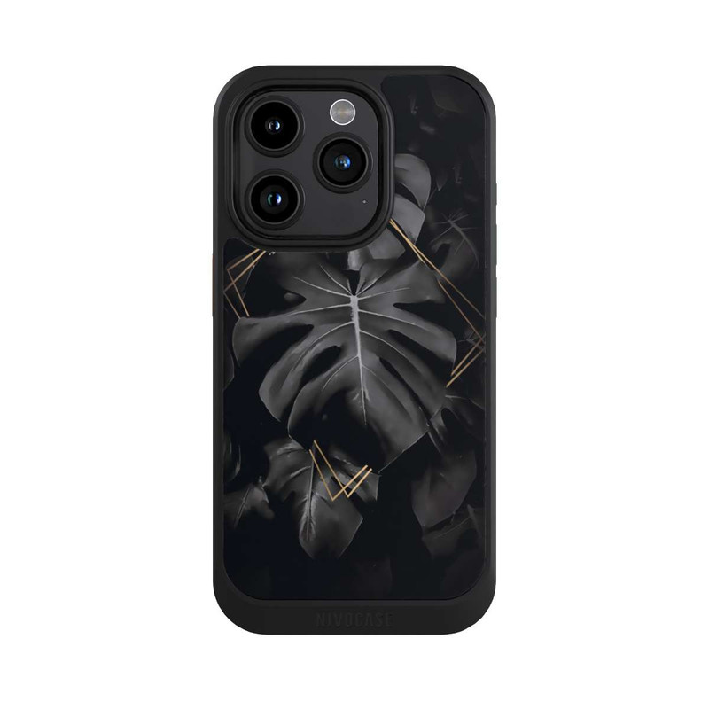 iPhone 15 Pro NIVOcore Schwarze Blätter