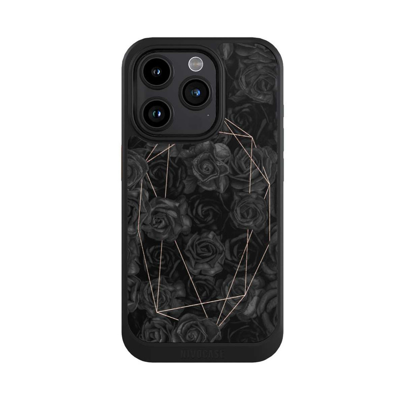 iPhone 15 Pro NIVOcore Schwarze Rosen