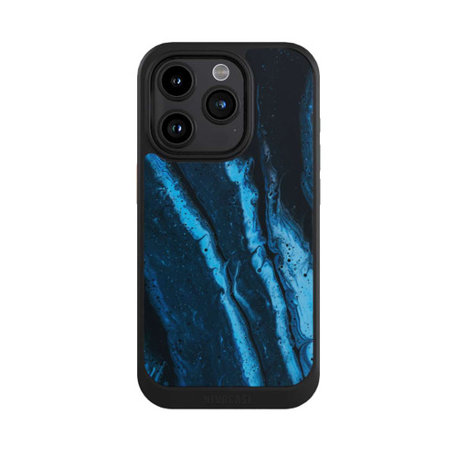 Apple iPhone 15 Pro NIVOcore Blue oil texture
