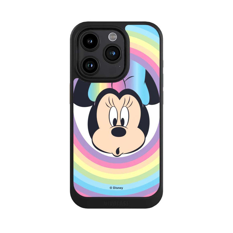 iPhone 15 Pro NIVOcore Minnie Rainbow Circle
