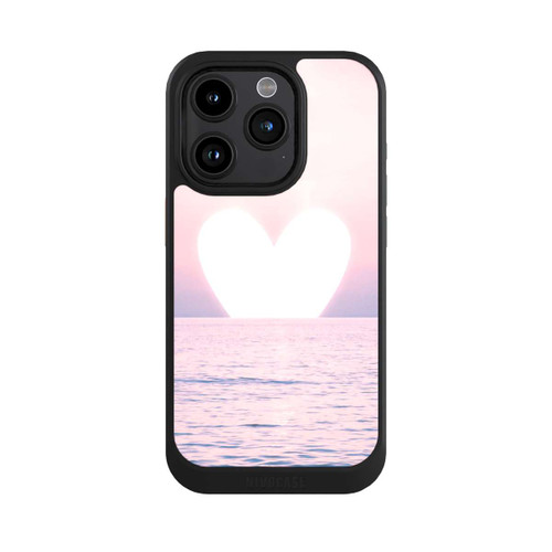 Apple iPhone 15 Pro NIVOcore Herz-Sonnenuntergang