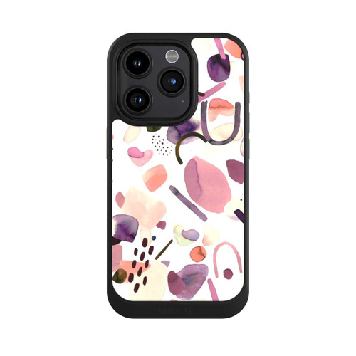 Apple iPhone 15 Pro NIVOcore Abstrakte Formen aquarell lila