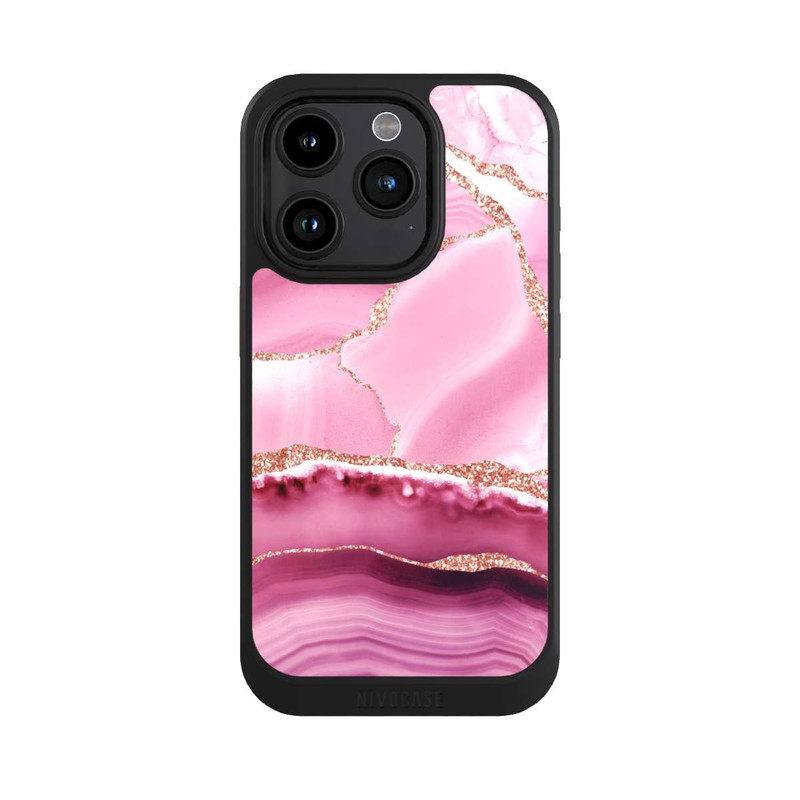 iPhone 15 Pro NIVOcore Meerjungfrauen Pink Marmor