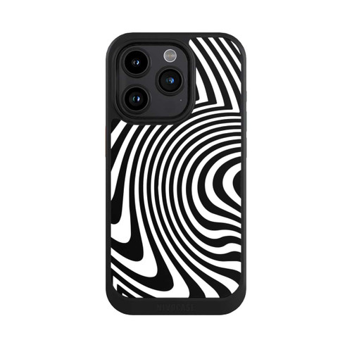 Apple iPhone 15 Pro NIVOcore schwarz-weiße Wellen