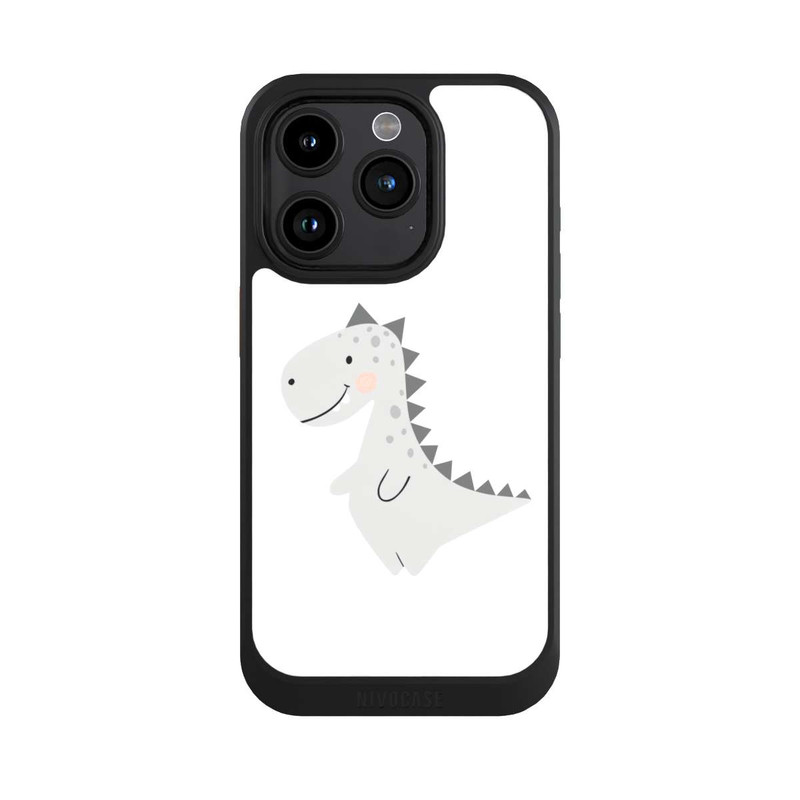 iPhone 15 Pro NIVOcore Grey Dino