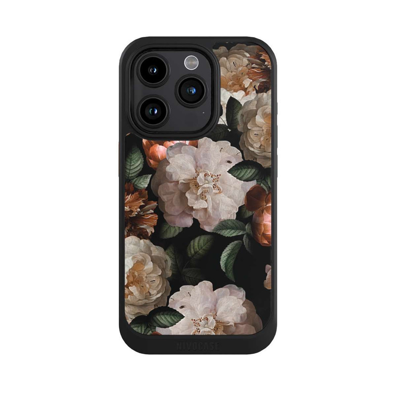 iPhone 15 Pro NIVOcore Tapete mit Kupferrosen